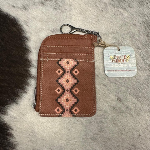 Brown Aztec wallet