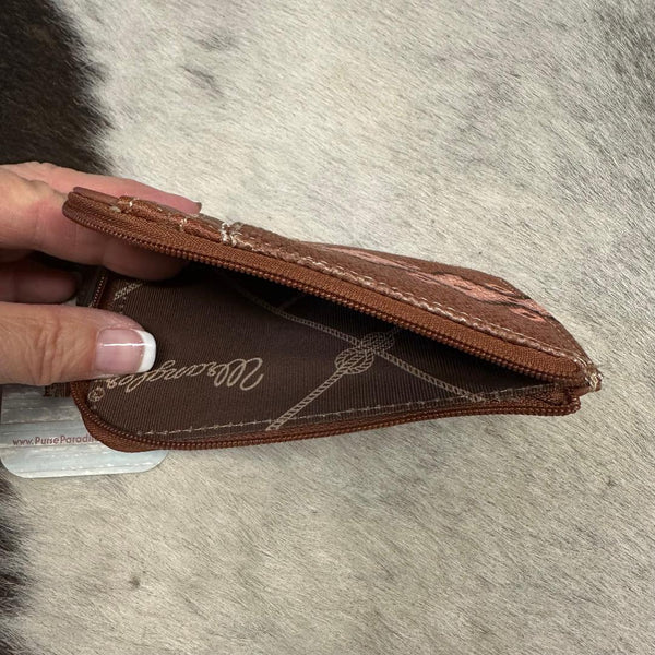 Brown Aztec wallet